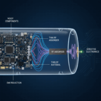 EMI absorber material