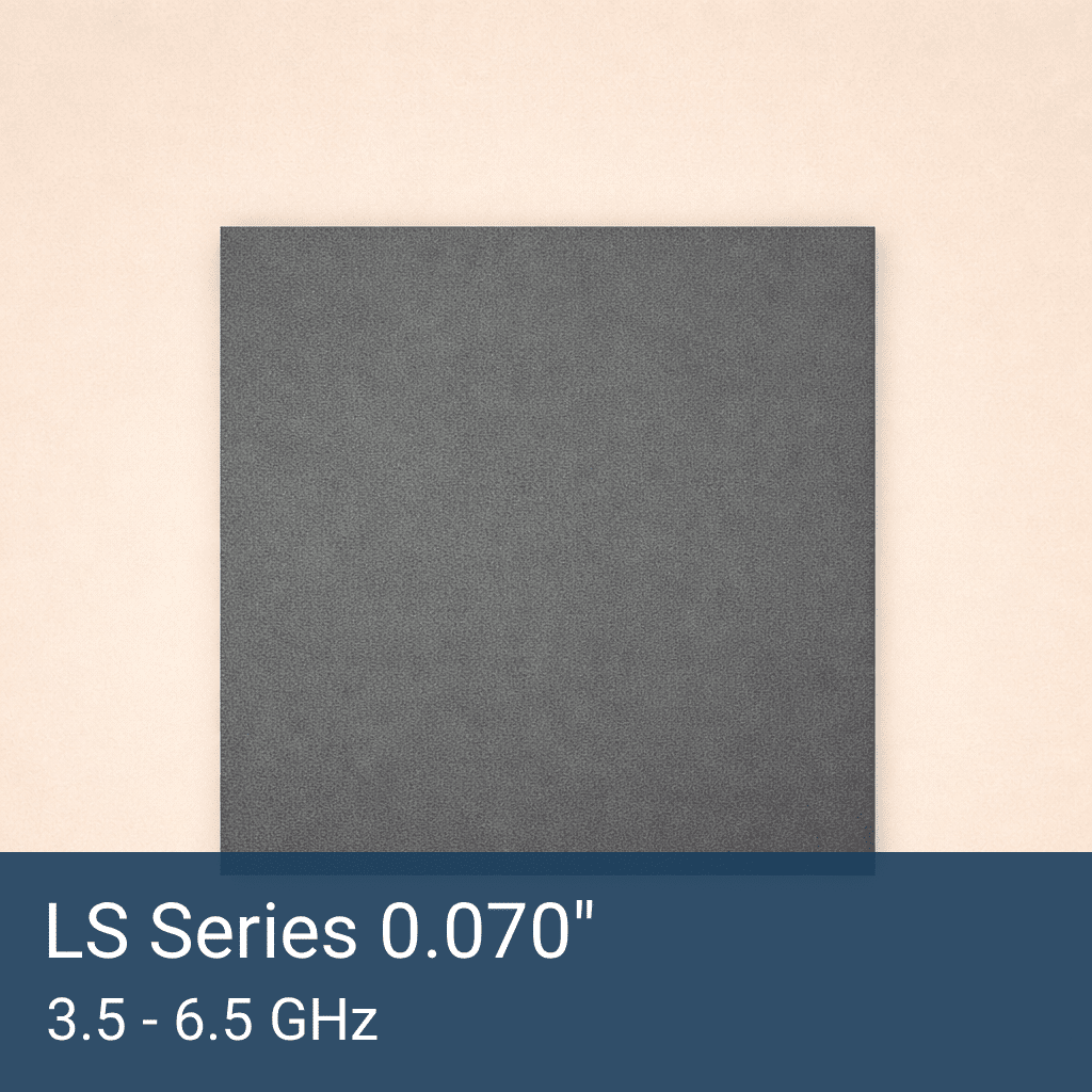 LS Series 0.070" Thick Silicone RF Absorber Sheet Front