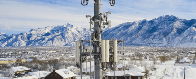 PIM mitigation absorber installed on cellular antenna for backlobe suppression