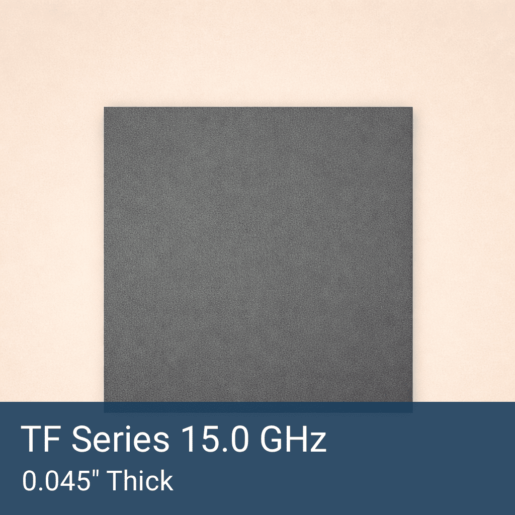 TF Series 15.0 GHz Tuned Silicone RF Absorber Sheet Front