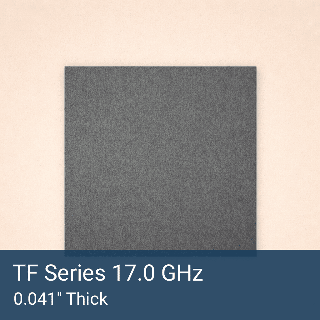 TF Series 17.0 GHz Tuned Silicone RF Absorber Sheet Front