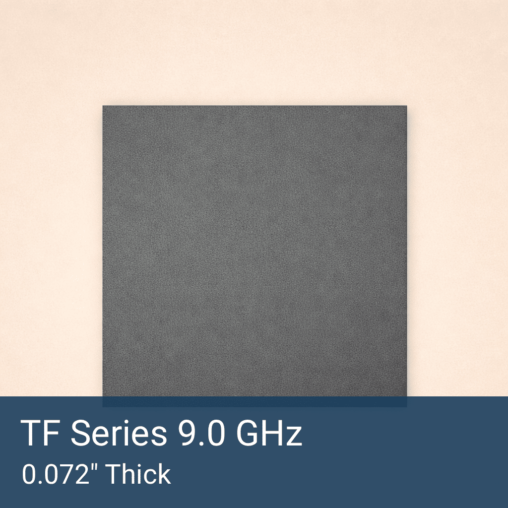 TF Series 9.0 GHz Tuned Silicone RF Absorber Sheet Front