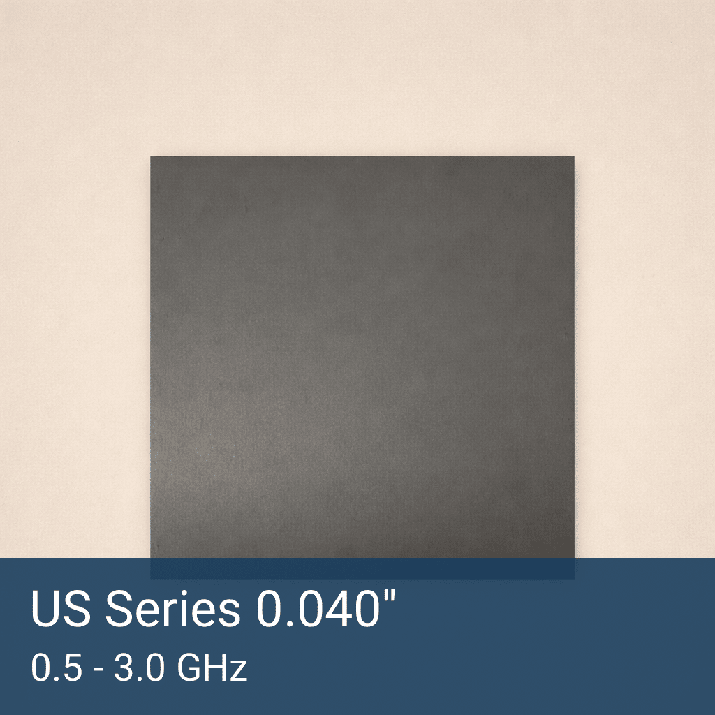 US Series 0.040" Thick Acrylic RF Absorber Sheet Front