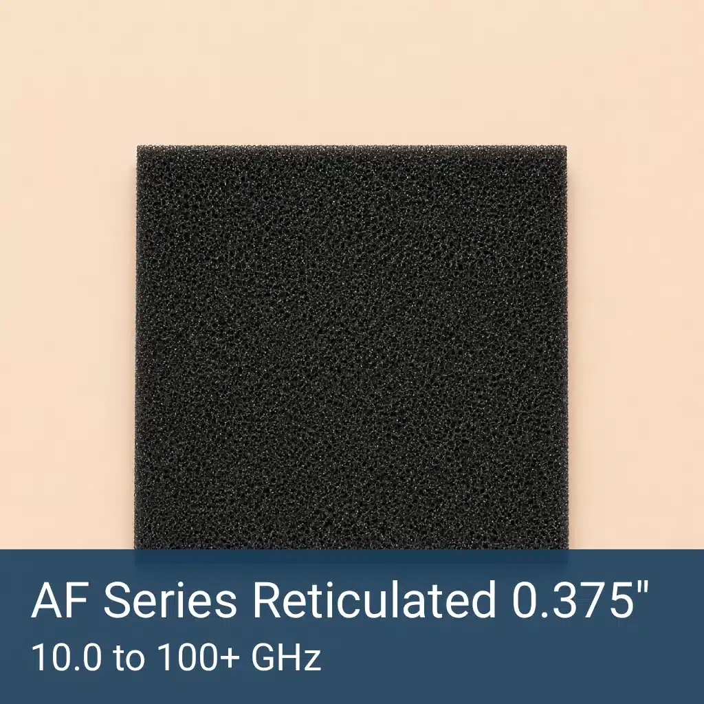 AF Series Reticulated 0.375" RF Absorber Sheet Front