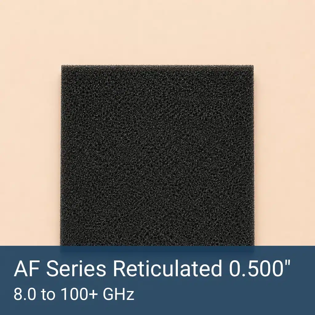 AF Series Reticulated 0.500" RF Absorber Sheet Front