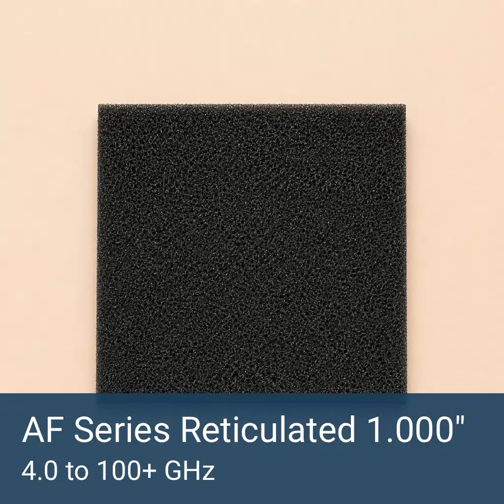 AF Series Reticulated 1.000" RF Absorber Sheet Front