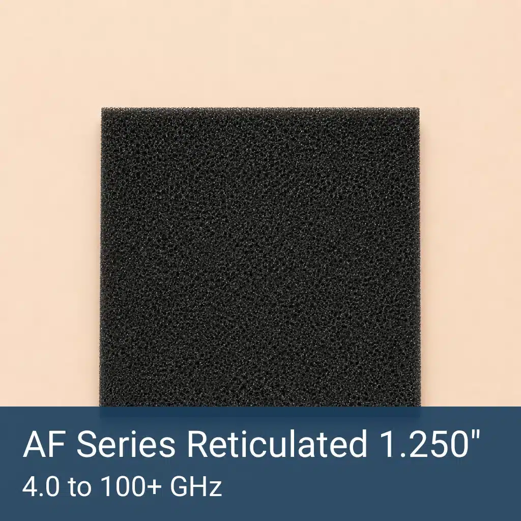 AF Series Reticulated 1.250" RF Absorber Sheet Front